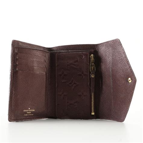 louis vuitton monogram empreinte compact curieuse wallet